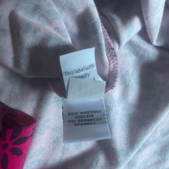 DIANE VON FURSTENBERG Julian Two Mini Wrap Dress Pink Floral Sz 8 - Picture 9 of 12